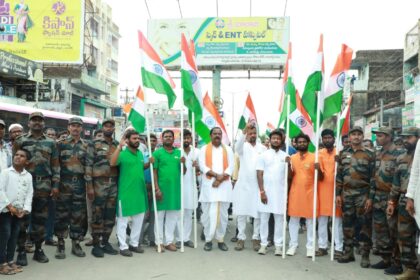 Anga Ranga Vaibhavanga Tiranga Yatra BJP Kamareddy Assembly Incharge Kattipalli Venkata Ramana Reddy